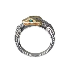 Bague Viking Serpent Jormungand