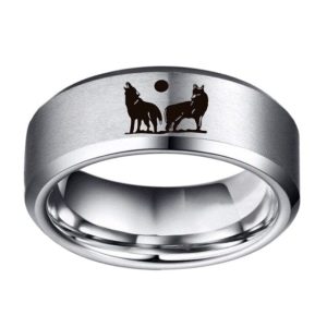 Bague Viking Loup Fenrir
