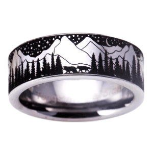 Bague Viking Loup Fenrir