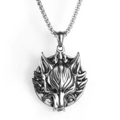 Collier Viking Loup Fenrir