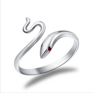 Bague Viking Serpent de Midgard