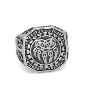 Bague Viking Pattes D&rsquo;Ours