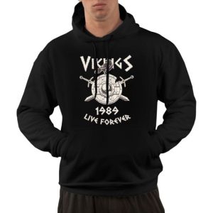 Sweat-shirt Viking Live Forever