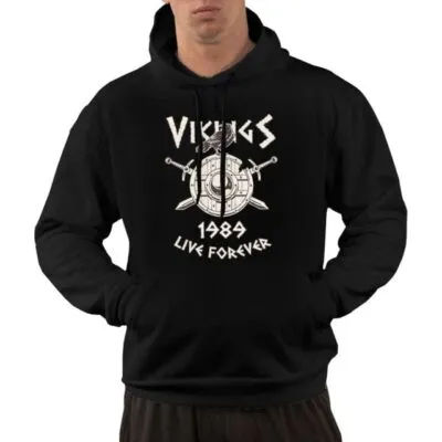 Sweat-shirt Viking Live Forever