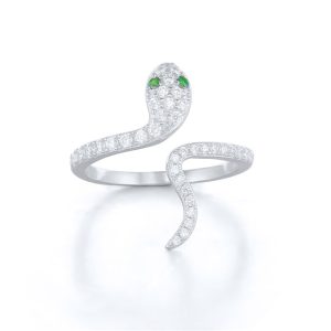 Bague Viking Serpent de Midgard