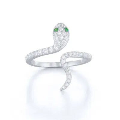 Bague Viking Serpent de Midgard