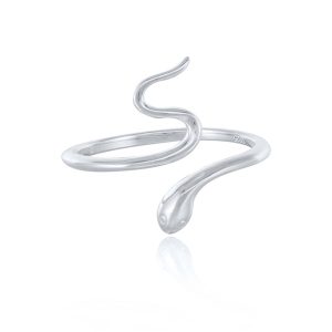 Bague Viking Serpent de Midgard