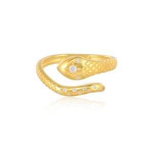 Bague Viking Serpent de Midgard
