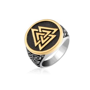 Bague Viking Valknut