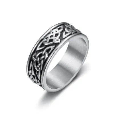 Bague Viking Nœud Celtique Éternel
