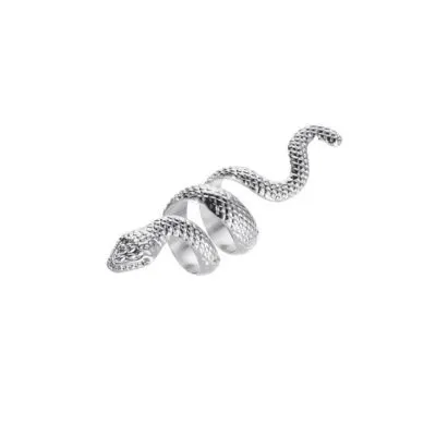 Bague Viking Serpent de Midgard