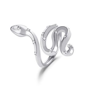 Bague Viking Serpent de Midgard