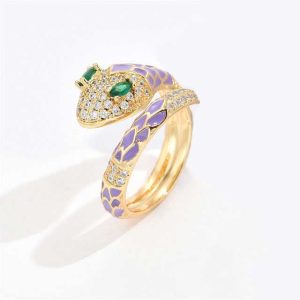 Bague Viking Serpent de Midgard