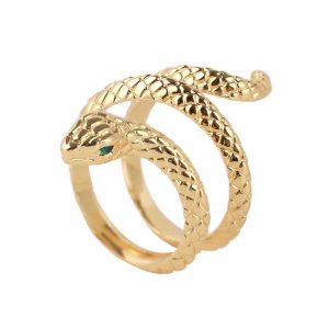 Bague Viking Serpent de Midgard