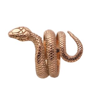Bague Viking Serpent de Midgard