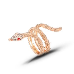 Bague Viking Serpent de Midgard