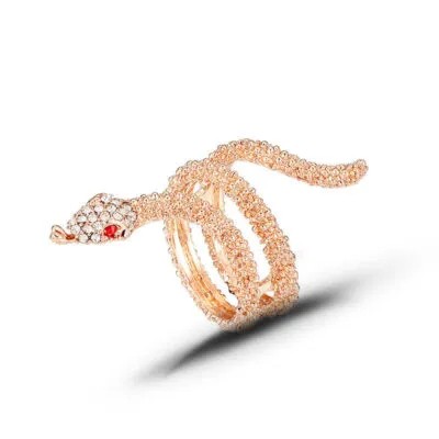 Bague Viking Serpent de Midgard