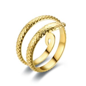 Bague Viking Serpent de Midgard