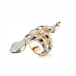 Bague Viking Serpent de Midgard