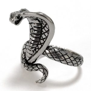 Bague Viking Serpent de Midgard