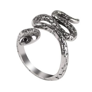 Bague Viking Serpent de Midgard