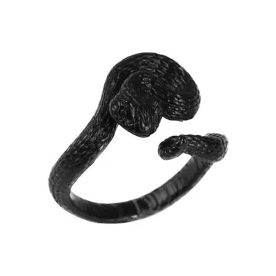 Bague Viking Serpent de Midgard
