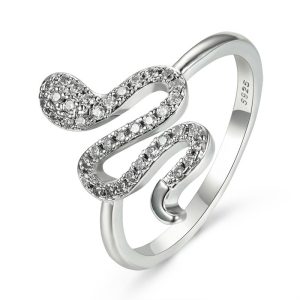 Bague Viking Serpent de Midgard