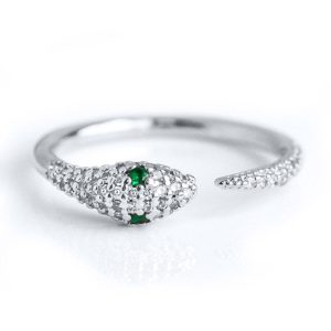 Bague Viking Serpent de Midgard