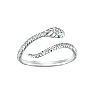 Bague Viking Serpent de Midgard