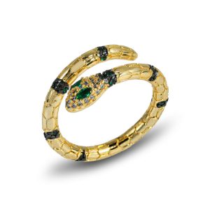 Bague Viking Serpent de Midgard