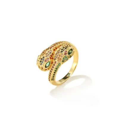 Bague Viking Serpent de Midgard