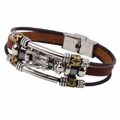 Bracelet Viking tête de dragon