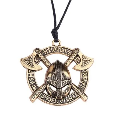 Collier viking guerrier viking