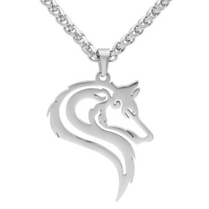 Collier Viking Loup Fenrir