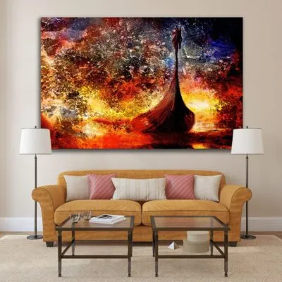 Tableau viking Drakkar
