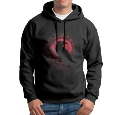 Sweat-shirt à capuche Hugin