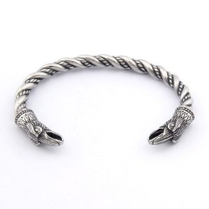 Bracelet Viking Corbeau