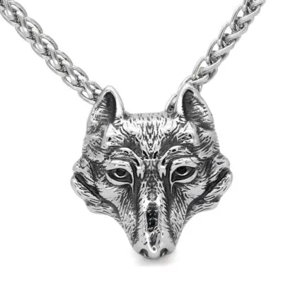 Collier Viking Loup Fenrir