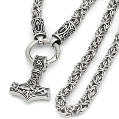 Collier Marteau de Thor Résistant à l'Eau