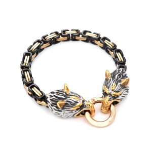 Bracelet Viking Loup Fenrir
