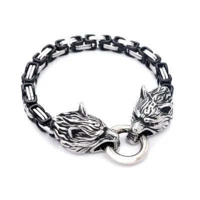 Bracelet Viking Loup Fenrir