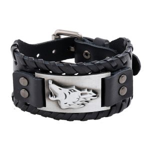 Bracelet Viking Loup Fenrir