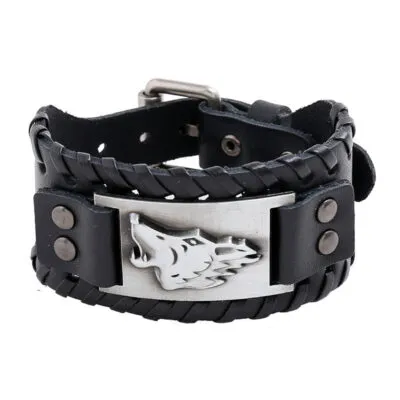 Bracelet Viking Loup Fenrir