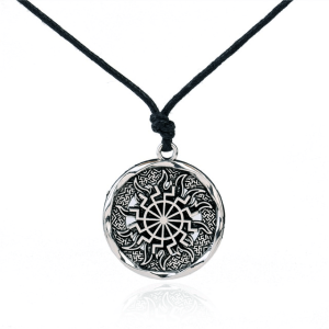 Collier Viking Soleil Noir