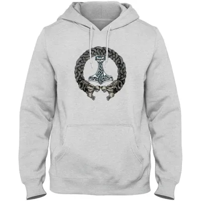 Sweat-Shirt Viking Fenrir & Mjolnir