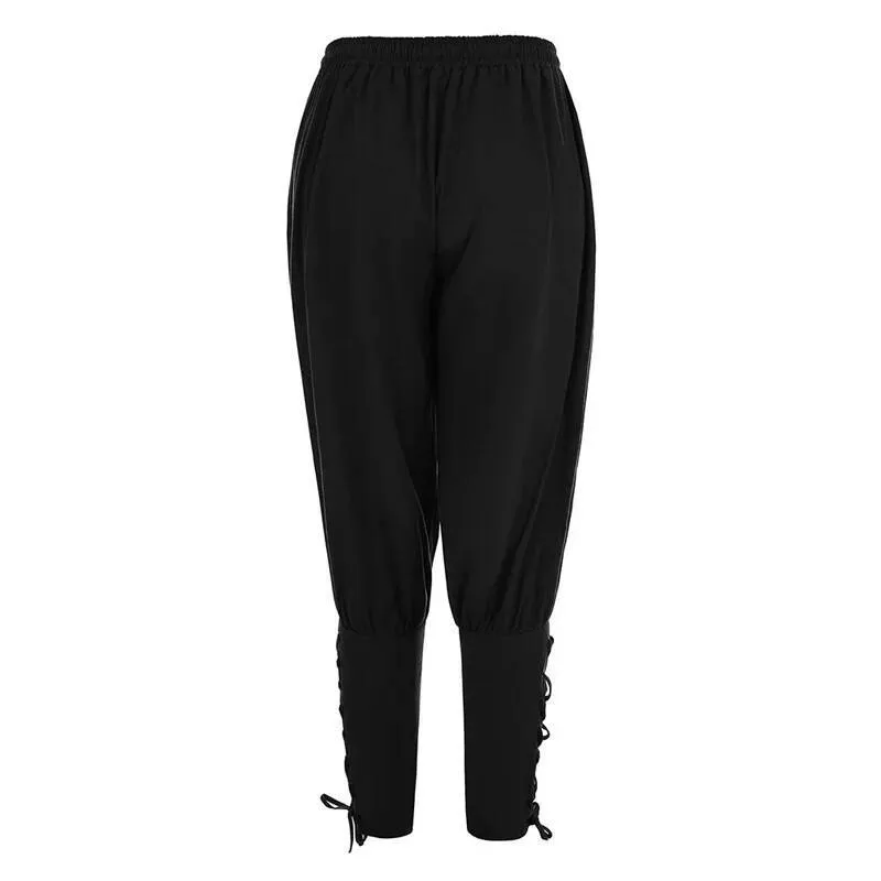 Pantalon viking homme bouffant à chevilles lacées : photo 3