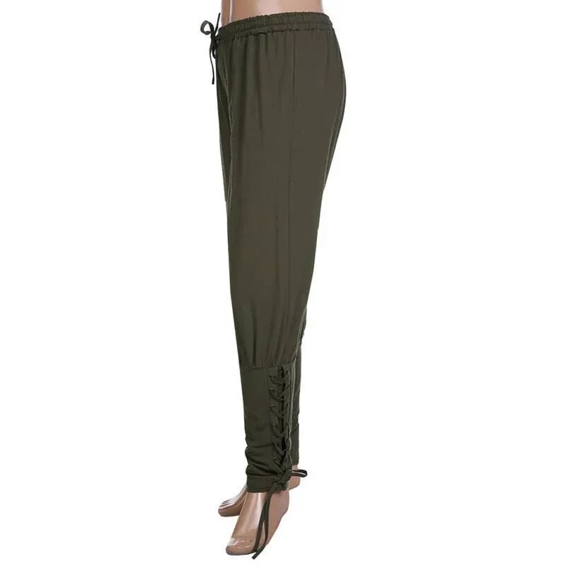 Pantalon viking homme bouffant à chevilles lacées : photo 4