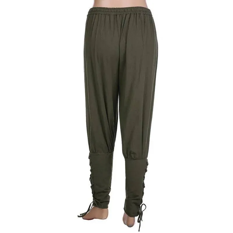 Pantalon viking homme bouffant à chevilles lacées : photo 5