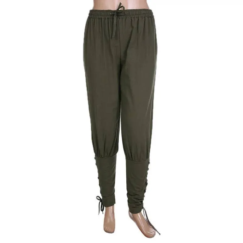 Pantalon viking homme bouffant à chevilles lacées : photo 6