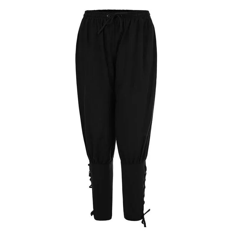 Pantalon viking homme bouffant à chevilles lacées : photo 7